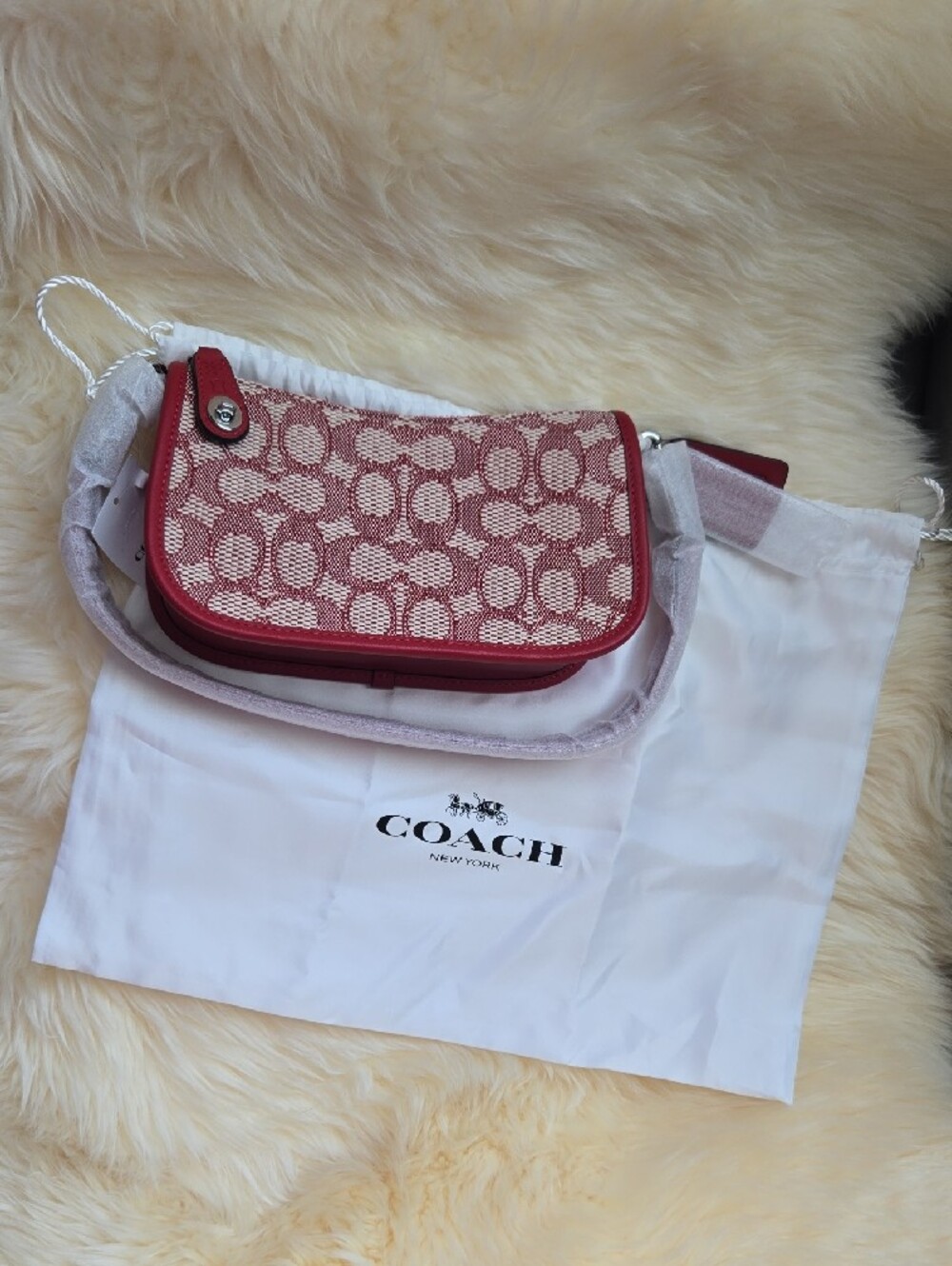 Coach Originals Signature Jacquard Swinger 20 Shoulder Bag - Picture 15 of 15